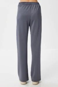 Happiness İstanbul Women's Smoked Wide Leg Pocket Knitted Sweatpants - Image 5