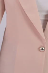 armonika Women Beige Tek buttoned Jacket Arm-20k001020 - Image 3