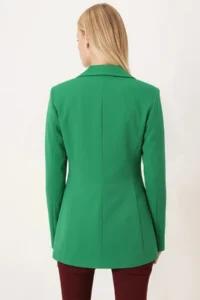 armonika Women Green Tek buttoned Jacket - Image 3