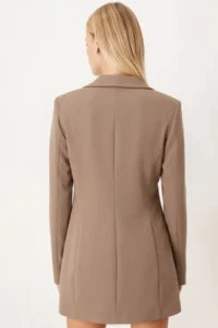 armonika Women Light Mink Tek buttoned Jacket - Image 4