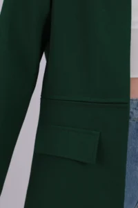 armonika Women Emerald Beli stitched LONG Jacket - Image 3