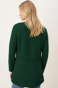 armonika Women Emerald Beli stitched LONG Jacket - Image 4