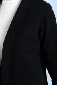 armonika Women Black Duble Sleeve Jacket - Image 4