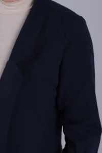 armonika Women NAVY BLUE Duble Sleeve Jacket - Image 2