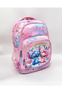 Bevitton Water Resistant Backpack Primary School Bag Set of 3 Girls Primary School Bag Character Colored Powder - Image 3