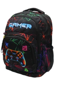 Bevitton Water Resistant Backpack Primary School Bag Set of 3 Boys Primary School Bag Gamer Black - Image 3