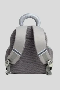 VEIBAG  4 Compartment Kindergarten Bag with Cat Detail - Water Bottle Pocket and Comfortable Design - Gray - Image 4