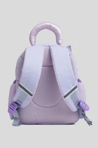 VEIBAG  3 Compartment Kindergarten Bag with Cat Detail - Water Bottle Pocket and Comfortable Design - Lilac - Image 4