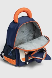 VEIBAG  4-Compartment Kindergarten Bag with Cat Detail - Comfortable Design with Water Bottle Pocket - Image 4