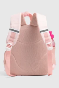 VEIBAG  4 Compartment Cat Detailed Kindergarten Bag - Comfortable Design with Water Bottle Pocket, Pink - Image 4