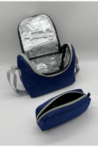 ÇantaExpress Waterproof first School Bag Set of 3 Unisex Children's primary school Bag 8010 Grey-dark blue - Image 7