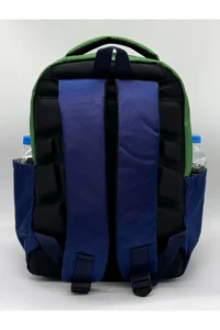 ÇantaExpress Waterproof first School Bag Set of 3 Unisex Children primary school Bag 8010 Green-dark blue - Image 6