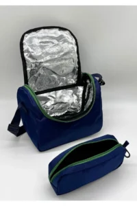 ÇantaExpress Waterproof first School Bag Set of 3 Unisex Children primary school Bag 8010 Green-dark blue - Image 7