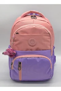 ÇantaExpress Water Resistant first School Bag Set of 3 Unisex Children's primary school Bag 8010 Powder-Lilac - Image 3
