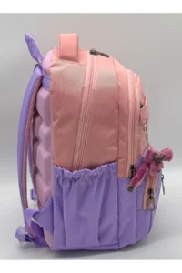 ÇantaExpress Water Resistant first School Bag Set of 3 Unisex Children's primary school Bag 8010 Powder-Lilac - Image 5