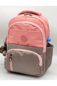 ÇantaExpress Waterproof first School Bag Set of 3 Unisex Children primary school Bag Cnt-8010 Powder-mink - Image 5