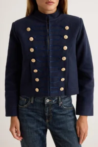 TRENDYOLMİLLA NAVY BLUE Regular Coat - Image 3