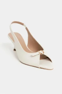 Nisantasi Shoes Rone BEIGE MATTE Pointed toe Front Light with buckle Thin Heels Women Shoes - Image 3