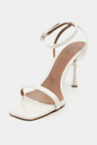 Nisantasi Shoes jewelry Pearl Patent Bilek Belt Detailed Women Thin Heels Shoes - Image 4