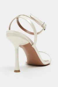 Nisantasi Shoes jewelry Pearl Patent Bilek Belt Detailed Women Thin Heels Shoes - Image 5