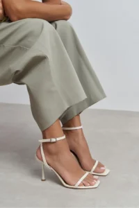 Nisantasi Shoes jewelry Pearl Patent Bilek Belt Detailed Women Thin Heels Shoes - Image 7