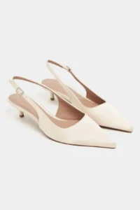 Nisantasi Shoes Rovia BEIGE Satin Pointed toe Thin Heels Women Shoes - Image 6