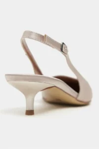 Nisantasi Shoes Rovia Sand BEIGE Satin Pointed toe Thin Heels Women Shoes - Image 5