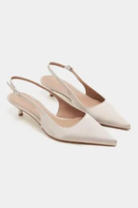 Nisantasi Shoes Rovia Sand BEIGE Satin Pointed toe Thin Heels Women Shoes - Image 6