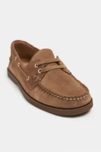 Nisantasi Shoes Maura ROME BEIGE Suede lace Detailed Women Loafer Shoes - Image 3