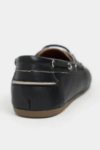 Nisantasi Shoes Rodeo Black MATTE lace Detailed Women Loafer Shoes - Image 5