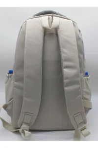 Bevitton 1710 Beige Waterproof Fabric School Bag Unisex School Backpack - Image 7