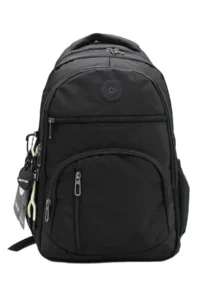 Bevitton Black Unisex School Backpack Waterproof Fabric Large Size Middle School High School University School Bag 170 - Image 4