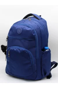 Bevitton Unisex School Backpack Navy Blue Waterproof Fabric Large Size Middle School High School University School Bag 1710 - Image 6