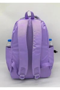 Bevitton 1710 Lilac Waterproof Fabric School Bag Unisex School Backpack - Image 7