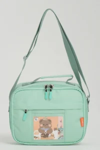 Roxbros Kawaii Korean Style Set of 3 Kids Primary School Bag with Pen Holder Lunch Bag Backpack with Accessories - Image 6