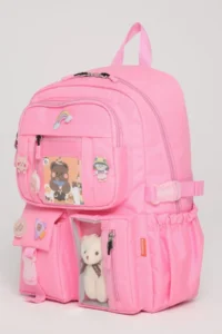 Roxbros Korean Style Set of 3 Accessories Girls Primary School Bag with Pen Holder Lunch Bag Backpack - Image 3
