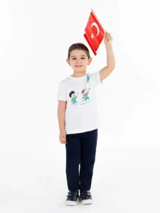 Civil Boys Long Live April 23 Kite Printed 3/7 Y T-Shirt