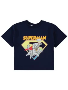 Superman Krypto Printed 2/5 Y T-Shirt - White3/4 Y - Image 4