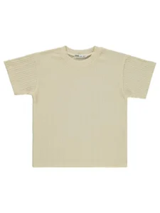 Civil Boys Kendinden Patterned 6/9 Y T-Shirt - Beige 9/10 Y