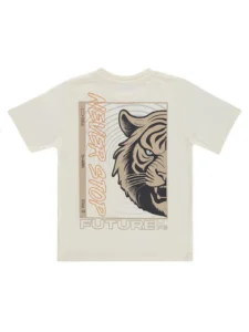 Civil Boys FUTURE ASLAN Printed 6/9 Y T-Shirt - Ecru - Image 2