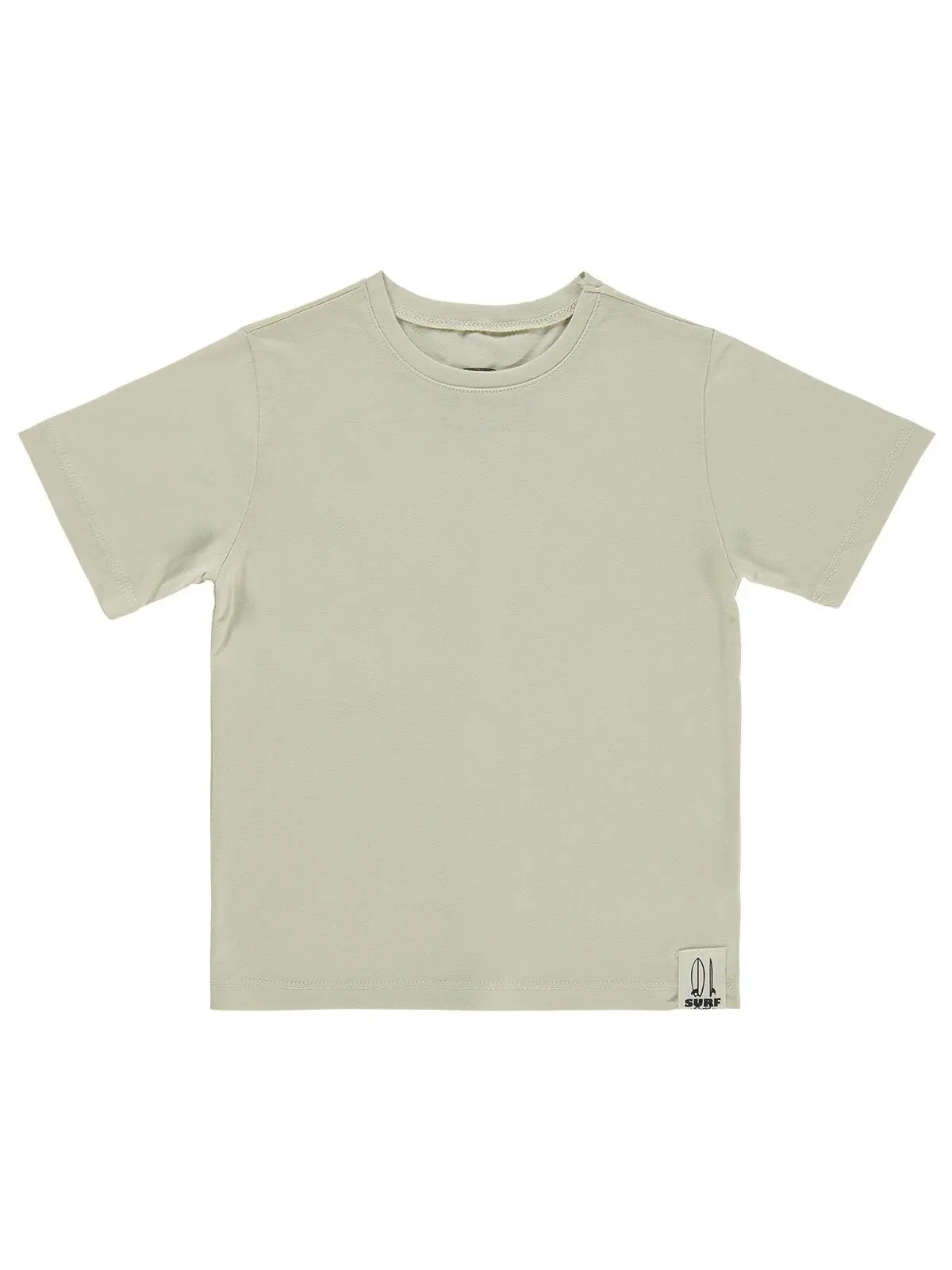 S000543481-19928_1 Civil Boys Basic Surf Etiketli 2/5 Y T-Shirt - Beige - Image 1