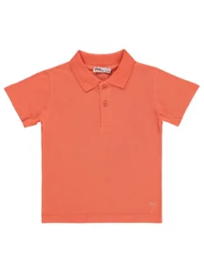 Civil Boys Boys' Palmiye Embroidered Polo Shirt Collar 2/5 Y T-Shirt - PINK - Image 2