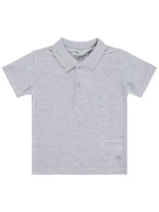 Civil Boys Boys' Palmiye Embroidered Polo Shirt Collar 2/5 Y T-Shirt - Beige - Image 3