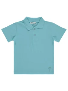 Civil Boys Boys' Palmiye Embroidered Polo Shirt Collar 2/5 Y T-Shirt - Beige - Image 8