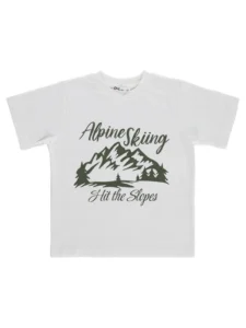 Civil Boys Sailing Printed 2/5 Y T-Shirt - White