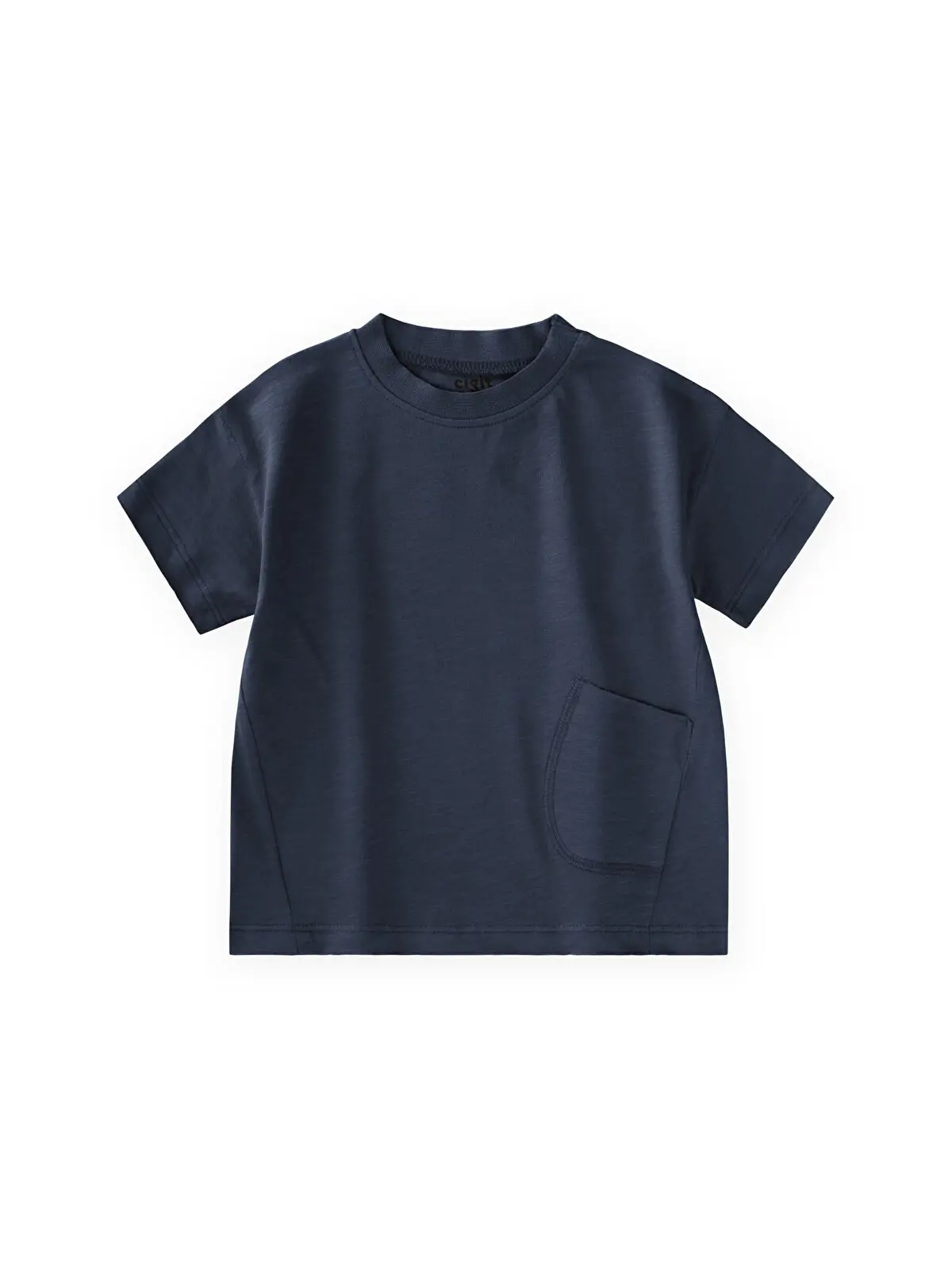 S000556103-21164_1 Cigit T-Shirt 1/8 Y NAVY BLUE - Image 1
