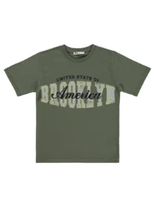 Civil Boys Brooklyn Printed 6/9 Y T-Shirt - Khaki