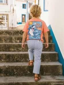 Civil Boys Vacay Mood 2/5 Y T-Shirt - PINK - Image 4
