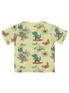 Civil Boys Surfer Hayvanlar 2/5 Y T-Shirt - Yellow - Image 2