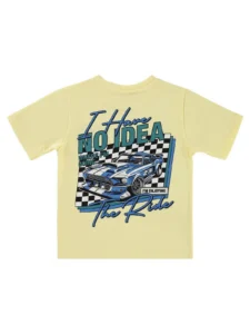Civil Boys No Idea Printed 2/5 Y T-Shirt - Yellow - Image 2
